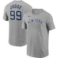 MLB アーロン・ジャッジ ニューヨーク・ヤンキース Tシャツ ネーム＆ナンバー ナイキ/Nike グレー - 
超人気！ヤンキース x Nikeアイテムが再入荷！
