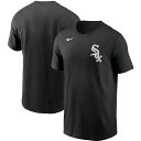 MLB シカゴ ホワイトソックス Tシャツ チーム ワードマーク ナイキ/Nike ブラック【OCSL】