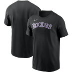 MLB コロラド・ロッキーズ Tシャツ チーム ワードマーク ナイキ/Nike ブラック【OCSL】