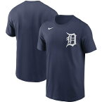 MLB デトロイト・タイガース Tシャツ チーム ワードマーク ナイキ/Nike ネイビー【OCSL】