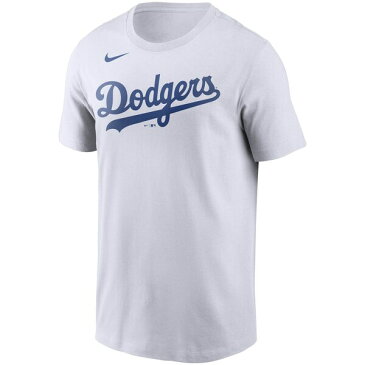 MLB ロサンゼルス・ドジャース Tシャツ チーム ワードマーク ナイキ/Nike ホワイト