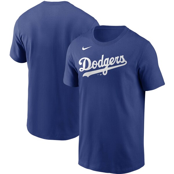 MLB ロサンゼルス・ドジャース Tシャツ チーム ワードマーク ナイキ/Nike ロイヤル【OCSL】