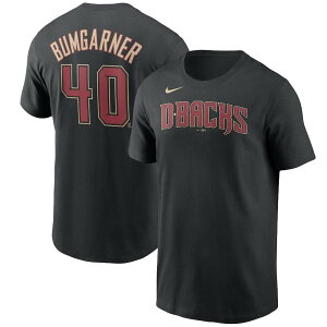 MLB マディソン・バムガーナー アリゾナ・ダイヤモンドバックス Tシャツ ネーム & ナンバー ナイキ/Nike ブラック【OCSL】