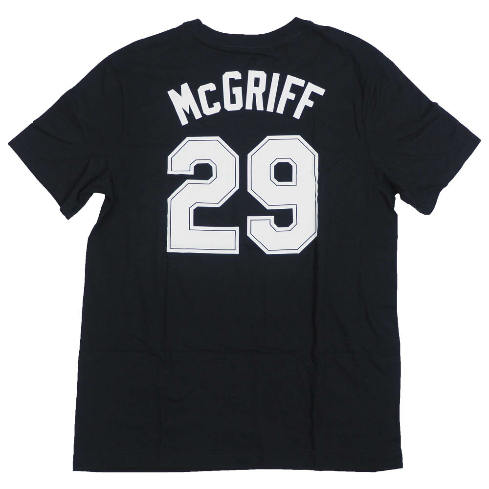 フレッド・マグリフ MLB レイズ Tシャツ クーパーズタウン ネーム & ナンバー ナイキ/Nike ブラック【OCSL】