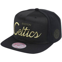 【取寄】NBA ボストン・セルティックス キャップ/帽子 ゴールド ダズル アジャスタブル ミッチェル＆ネス/Mitchell & Ness ブラック - 
ブラックボディーにゴールドの刺繍がカッコいい！NBAキャップ！
