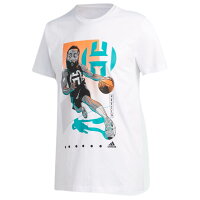 HARDEN ジェームズ・ハーデン Tシャツ Harden Drive Geek Up Tee アディダス/Adidas ホワイト - 
NBAジェームズ・ハーデングッズが再入荷！
