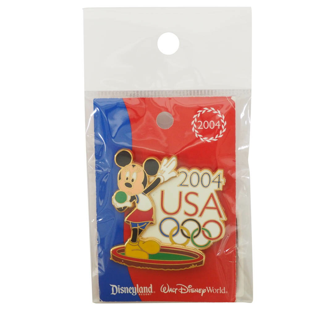 アメリカ代表 ディズニー 2004 アテネ USA Decathlon Sereis Pin : Shotput ピンバッチ ピンズ Disney