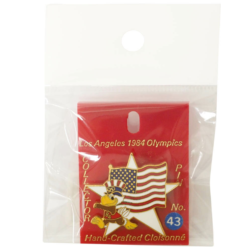 1984 ロサンゼルス Collector Pin: American Flag ピンバッチ ピンズ