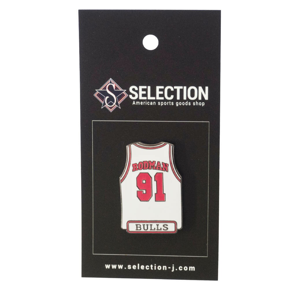 NBA デニス・ロッドマン シカゴ・ブルズ Name and Number Pin Peter&David