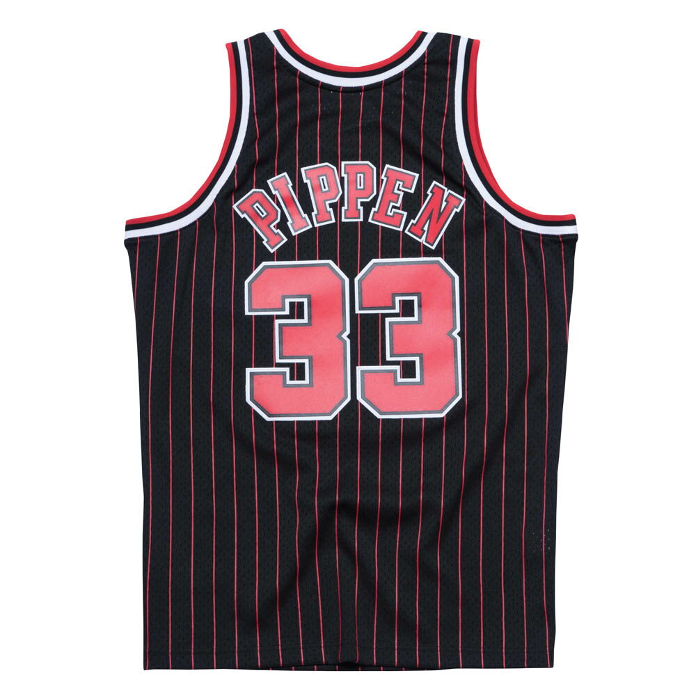 NBA スコッティ・ピッペン シカゴ・ブルズ ユニフォーム/ジャージ スウィングマン ミッチェル＆ネス/Mitchell & Ness ブラック