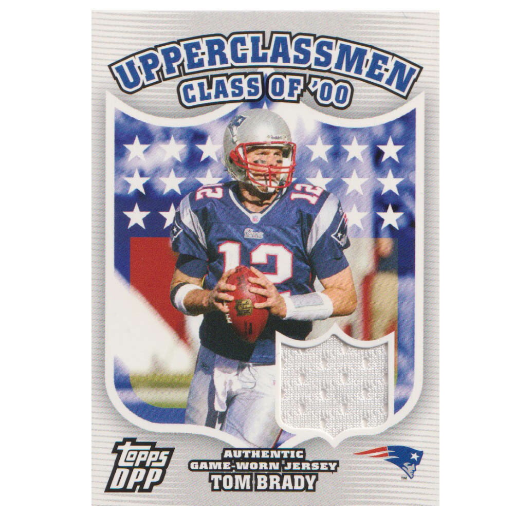 NFL トム・ブレイディ ペイトリオッツ トレーディングカード/スポーツカード 1点物 2007 ジャージ カード Topps 1