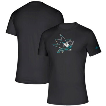 NHL シャークス Tシャツ Creator climalite T-Shirt アディダス/Adidas ブラック