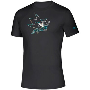 NHL シャークス Tシャツ Creator climalite T-Shirt アディダス/Adidas ブラック
