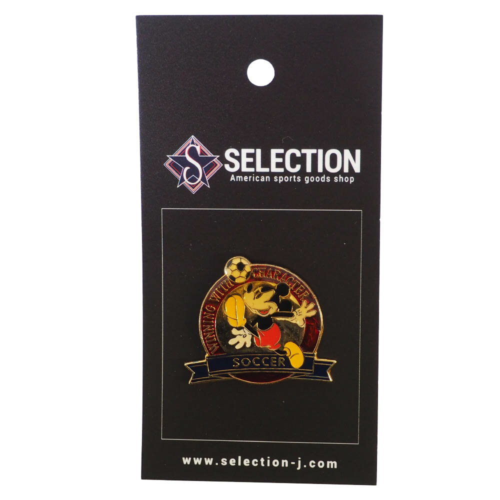 ミッキー USA ディズニー1996 アトランタ Winning with Character Pin : Soccer ピンズ ピンバッチ