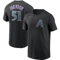 MLB ランディ・ジョンソン アリゾナ・ダイヤモンドバックス Tシャツ クーパーズタウン ネーム＆ナンバー ナイキ/Nike ブラック - 
MLB 伝説のレジェンドプレイヤーのTシャツ大集合！
