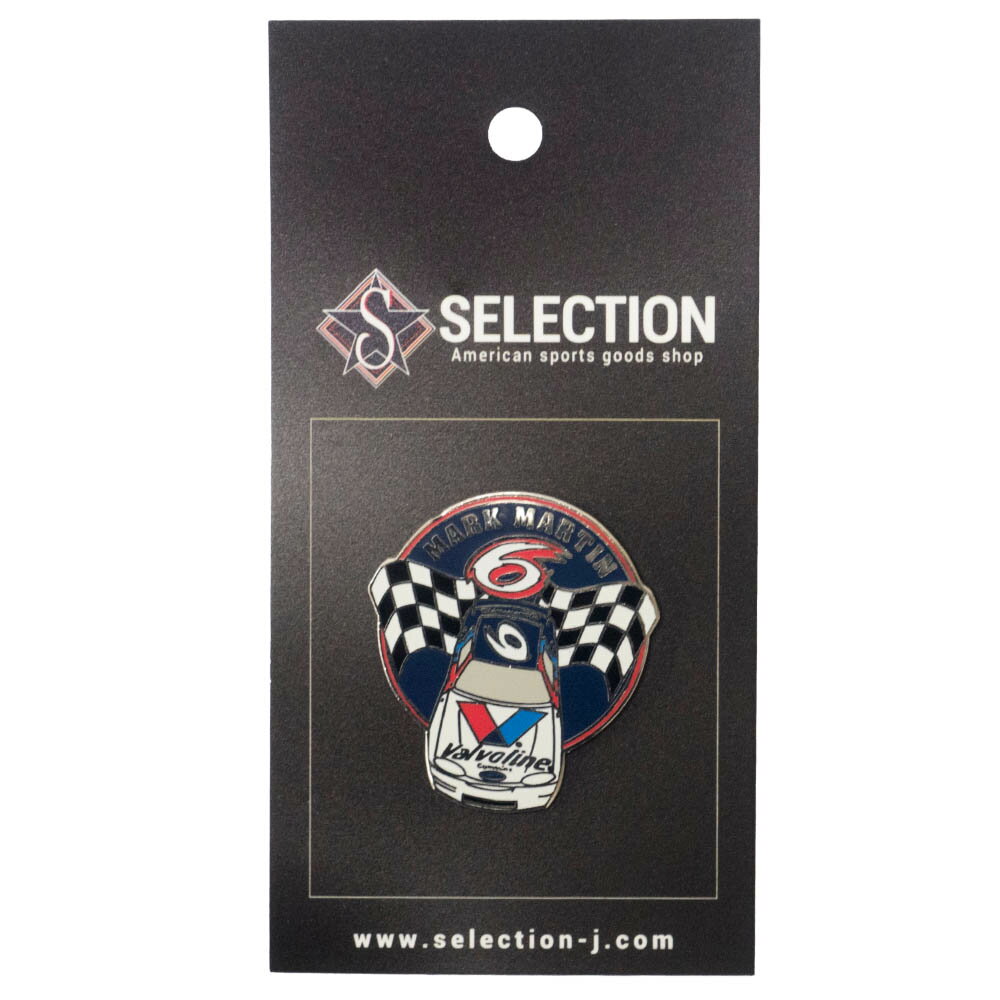 Nascar }[NE}[eB Car Flag Pin PSG