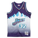 NBA カール・マローン ユタ・ジャズ ユニフォーム/ジャージ スウィングマン ミッチェル&ネス/Mitchell & Ness パープル【OCSL】2203M...