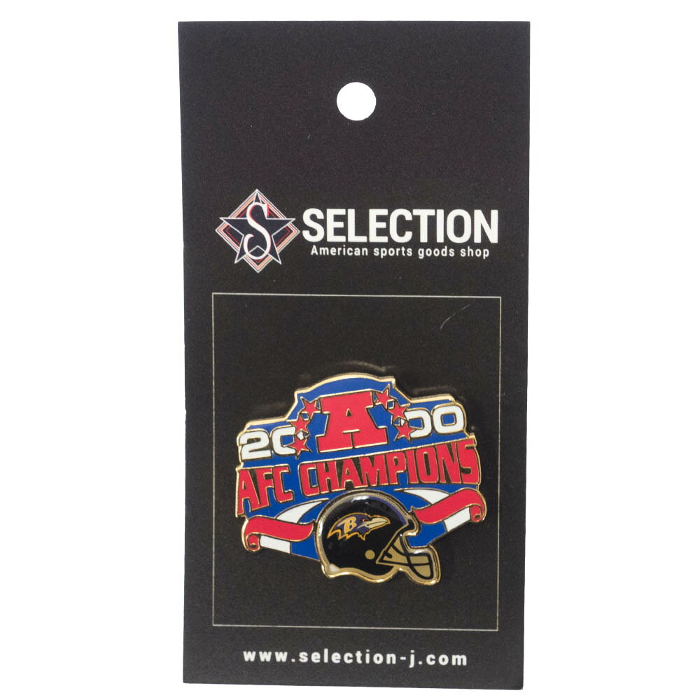 NFL レイブンズ 第35回スーパーボウル Commemorative Pin: 2000 AFC Champions PSG