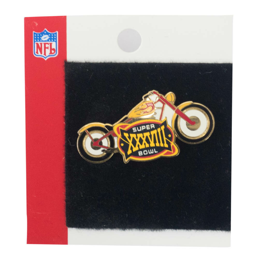 NFL 第38回スーパーボウル Motorcycle Pin PSG