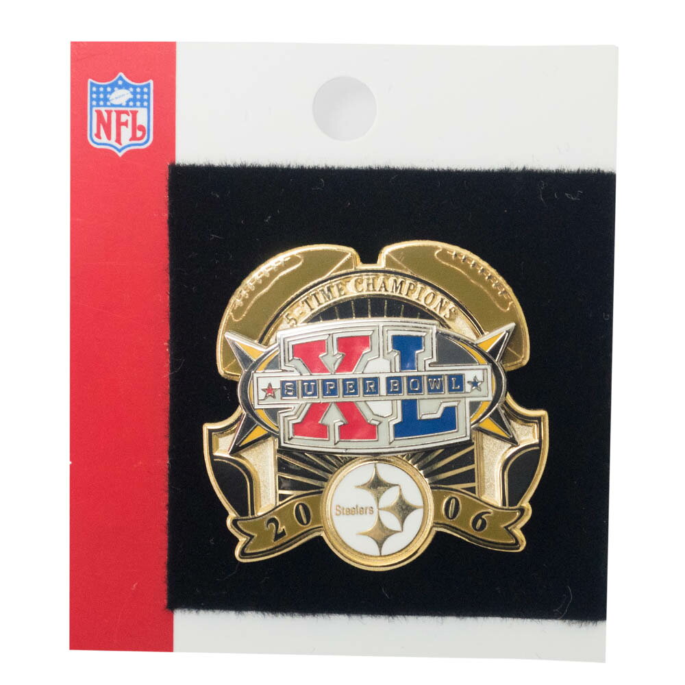 NFL スティーラーズ / パッカーズ 第40回スーパーボウル 5-Time Champions pin PSG
