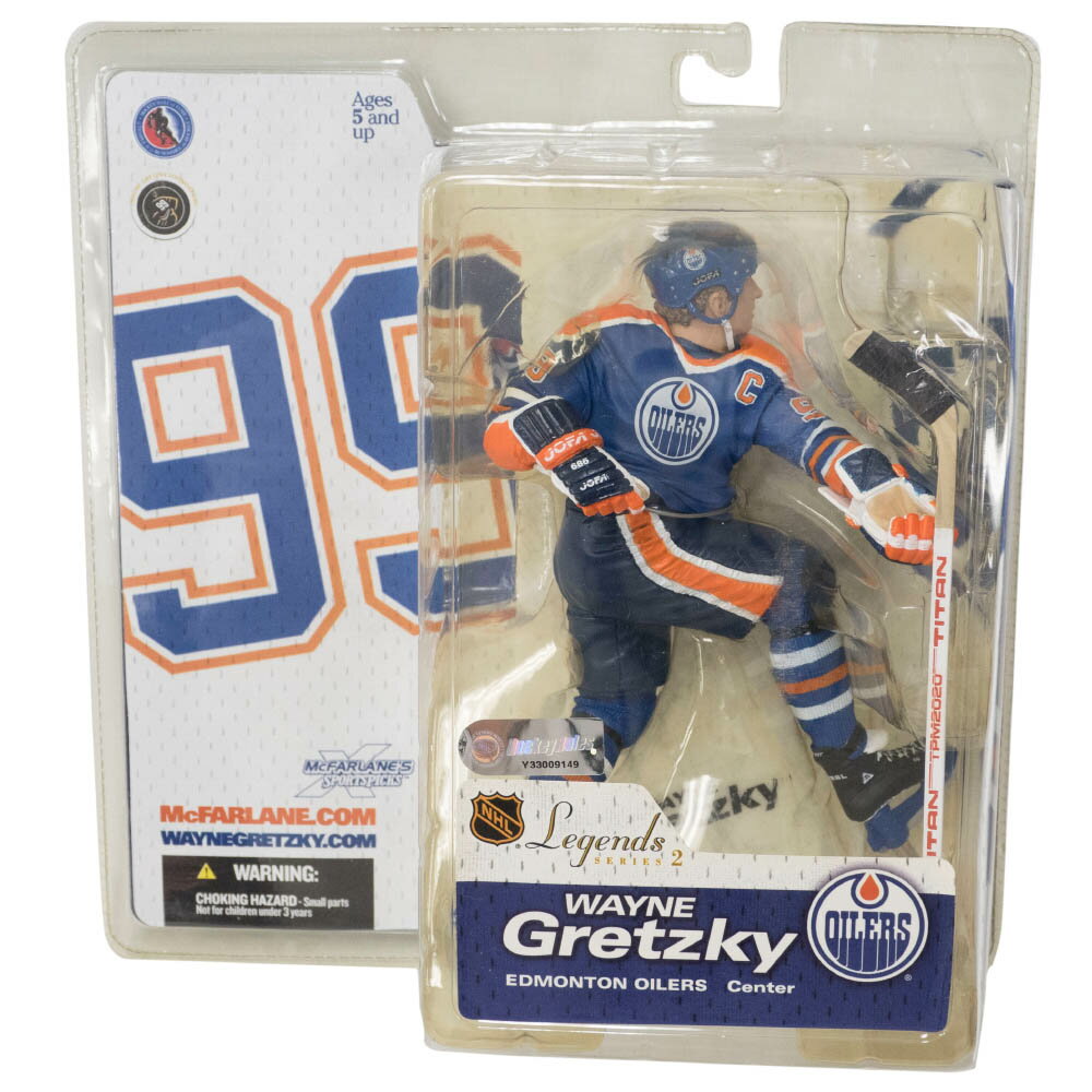 NHL ウェイン・グレツキー オイラーズ フィギュア Legends Series 2 マクファーレン/McFarlane ロード