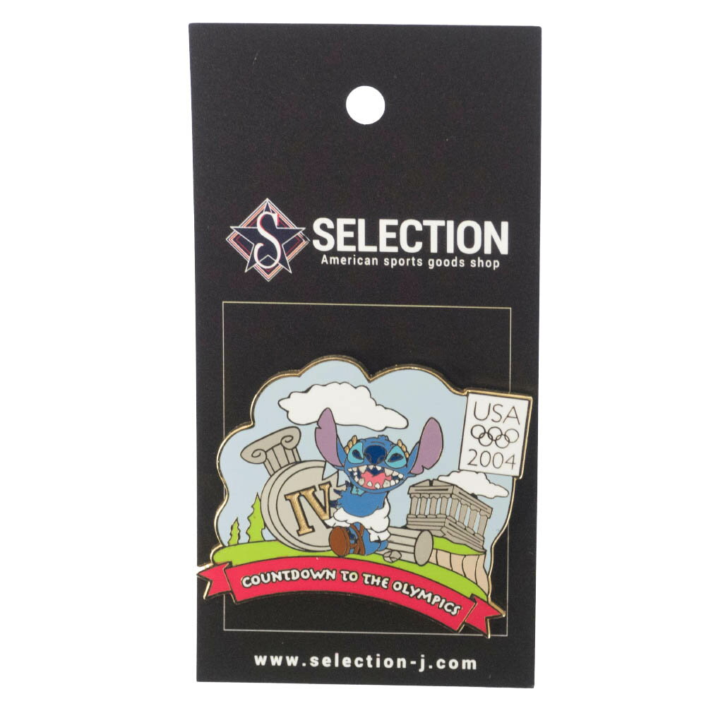 Olympic  & XeBb` USA 2004 Countdown to the Olympics Pin : 4 (Stich) LE750 Walt Disney World