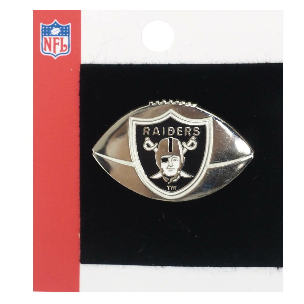 NFL レイダース Team Logo Football Pin ピ