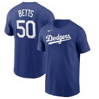 MLB ムーキー・ベッツ ロサンゼルス・ドジャース Tシャツ ネーム & ナンバー ナイキ/Nike ロイヤル