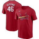 MLB ポール・ゴールドシュミット セントルイス・カージナルス Tシャツ ネーム & ナンバー ナイキ/Nike レッド(4)