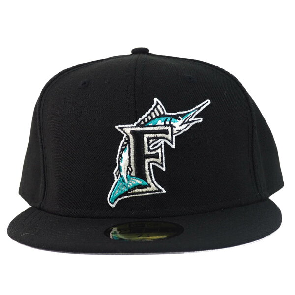 MLB フロリダ・マーリンズ キャップ/帽子 クーパーズ タウン オーセンティック ニューエラ/New Era ブラック