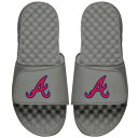 MLB アトランタ・ブレーブス サンダル/シューズ Alternate Logo Slide Sandals ISlide グレー