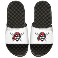 【取寄】MLB ピッツバーグ・パイレーツ サンダル/シューズ Alternate Logo Slide Sandals ISlide ホワイト - 
夏が始まるよ！夏推しアイテム！MLBサンダル取寄受付開始！
