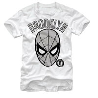 【ピックアップ】NBA ブルックリン・ネッツ Tシャツ Spider Man Mask Super Hero スパイダーマン アベンジャーズ Marvel ホワイト - 
周りと差をつけるならコレ！国内未入荷、NBA×MarvelコラボTシャツ特集！
