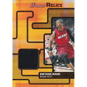 NBA ドウェイン ウェイド マイアミ ヒート トレーディングカード 2007-08 Bowman Draft Picks Stars Relics Card Topps