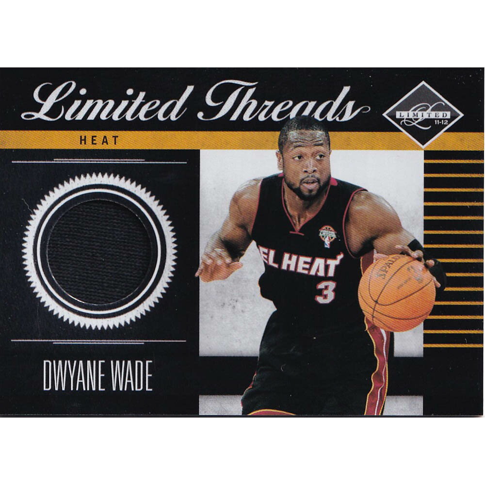 NBA ドウェイン・ウェイド マイアミ・ヒート トレーディングカード 2011-12 Limited Threads Card 23/99 Panini