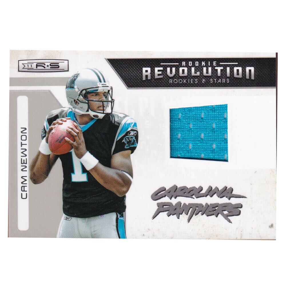 NFL キャム・ニュートン パンサーズ トレーディングカード 2011 Rookies & Stars Rookie Revolution Materials Card 207/299 Panini