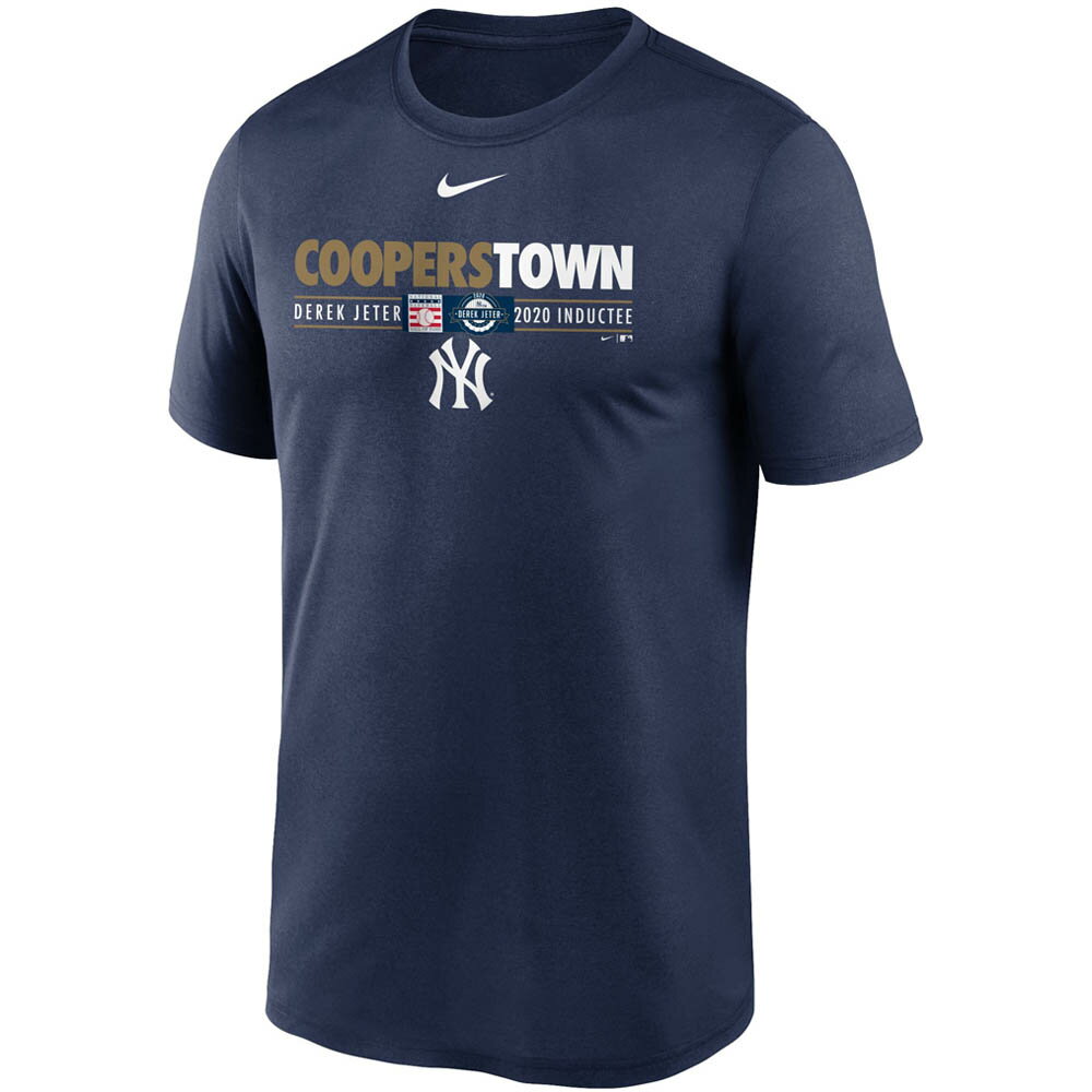 MLB デレク・ジーター ニューヨーク・ヤンキース Tシャツ 2020 野球殿堂入り記念 Cooperstown T-Shirt ナイキ/Nike ネイビー N922-EB7【OCSL】