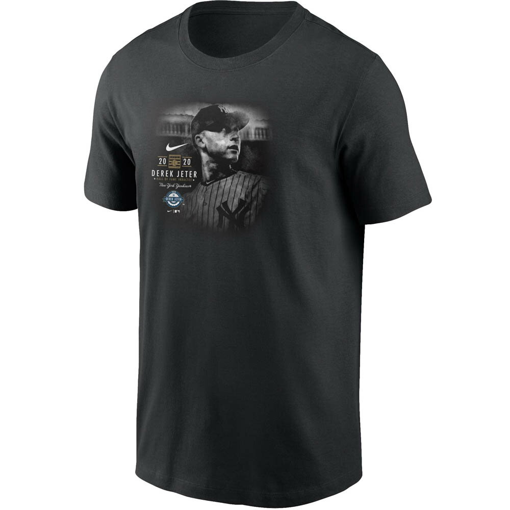 MLB デレク・ジーター ニューヨーク・ヤンキース Tシャツ 2020 野球殿堂入り記念 Photo T-Shirt ナイキ/Nike ブラック N199-EB8