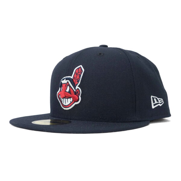 MLB クリーブランド・インディアンス キャップ/帽子 Authentic Collection On-Field 59FIFTY Fitted Hat ニューエラ/New Era ネイビー