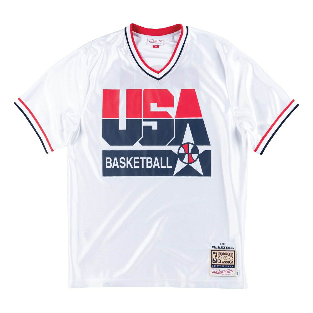 USABB スコッティ・ピッペン 1992 アメリカ代表 オーセンティック シューティングシャツ USA 1992 ドリームチーム ミッチェル＆ネス