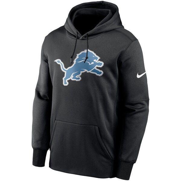 【ピックアップ】NFL ライオンズ パーカー/フーディー Prime Logo Therma Pullover Hoodie ナイキ/Nike ブラック NKAQ-CM9