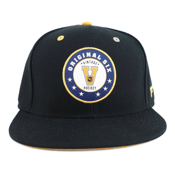 NHL キャップ/帽子 Original Six Fitted Hat ブラック