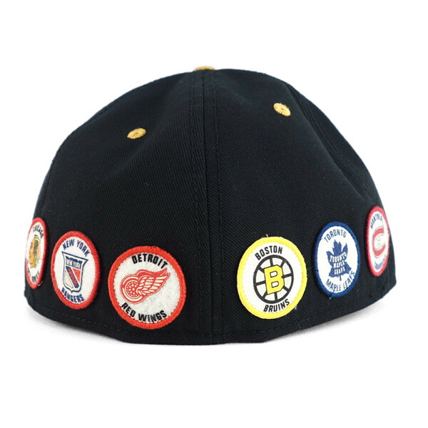 NHL キャップ/帽子 Original Six Fitted Hat ブラック