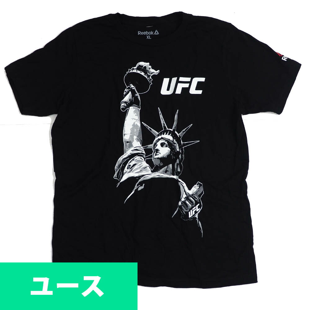 UFC Tシャツ ユース Liberty Glove UFC 205 New York T-Shirt リーボック/Reebok ブラック【OCSL】