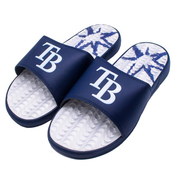 【取寄】MLB タンパベイ・レイズ サンダル/シューズ Gel Slide Sandals ISlide ネイビー