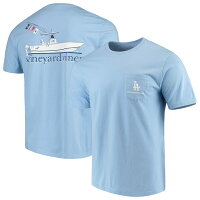 【取寄】MLB ロサンゼルス・ドジャース Tシャツ Boat T-Shirt Vineyard Vines ライトブルー - 
クジラのロゴがキュートなMLBチームロゴTシャツ！取り寄せスタート！
