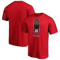 【取寄】NBA ジェームズ・ハーデン ヒューストン・ロケッツ Tシャツ 2020 NBA プレーオフ Bound Star Player T-Shirt レッド - 
NBAプレーオフ2020記念グッズ！スター選手のフィギュア風グラフィックTシャツ登場！
