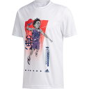 アディダス/Adidas DON ドノバン・ミッチェル Tシャツ DONOVAN Geek Up Tee Poly ホワイト