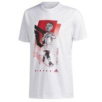 アディダス/Adidas LILLARD デイミアン・リラード Tシャツ DAME Geek Up Tee Poly ホワイト - 
デイミアン・リラード選手シグネチャーアパレルが新入荷！！
