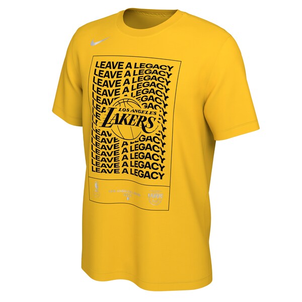 【取寄】NBA ロサンゼルス・レイカーズ Tシャツ 2020 NBA Playoffs Bound Mantra T-Shirt ナイキ/Nike ゴールド NBAプレーオフ2020